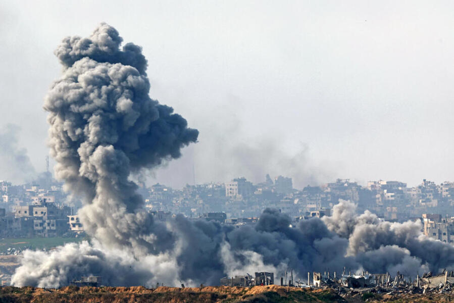 Edificios destruidos en la Franja de Gaza