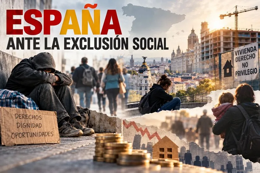 Exclusión social e España
